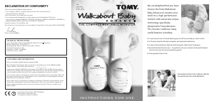 Manual TOMY 1242 Walkabout Baby Advance Baby Monitor