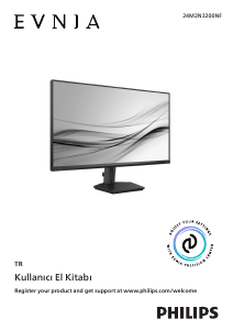 Kullanım kılavuzu Philips 24M2N3200NF Evnia LED ekran