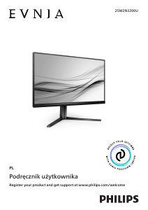 Instrukcja Philips 25M2N3200U Evnia Monitor LED