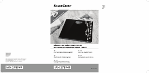 Manual SilverCrest SPWG 180 G1 Balança