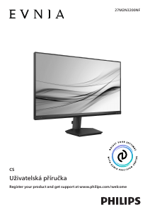 Manuál Philips 27M2N3200NF Evnia LED monitor