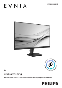 Bruksanvisning Philips 27M2N3200NF Evnia LED skärm