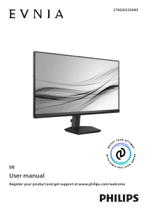 Bedienungsanleitung Philips 27M2N3200NF Evnia LED monitor