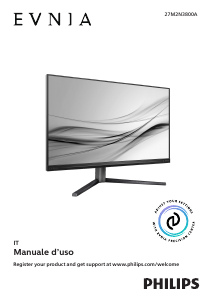 Manuale Philips 27M2N3800A Evnia Monitor LED