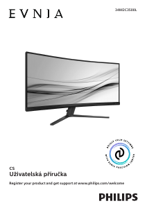 Manuál Philips 34M2C3500L Evnia LED monitor