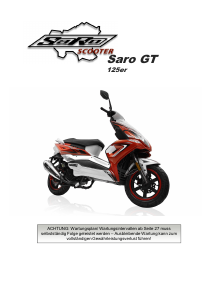 Bedienungsanleitung Saro GT 125er Roller