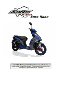 Bedienungsanleitung Saro Race Roller