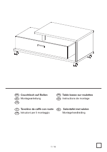 Hướng dẫn sử dụng Livarno IAN 57017 Bàn cà phê