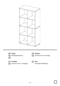 Hướng dẫn sử dụng Livarno IAN 57012 Tủ sách