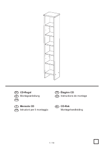 Hướng dẫn sử dụng Livarno IAN 57014 Tủ sách