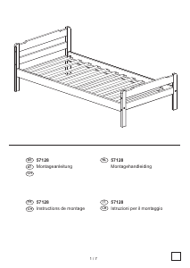 Brugsanvisning Livarno IAN 57128 Sengestel