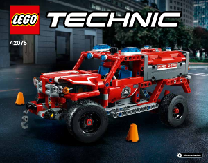 Bruksanvisning Lego set 42075 Technic Räddningsfordon