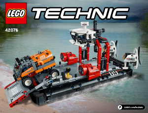 Használati útmutató Lego set 42076 Technic Légpárnás hajó