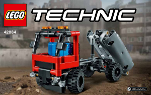 Manuál Lego set 42084 Technic Hákový nakladač