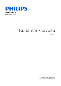 Kullanım kılavuzu Philips 77OLED820 Ambilight OLED televizyon