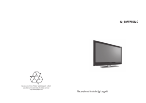 Vadovas Philips 42PFP5532D Plazminis televizorius