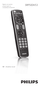 Manuál Philips SRP5004 Dálkový ovladač
