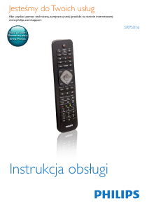 Instrukcja Philips SRP5016 Pilot telewizyjny