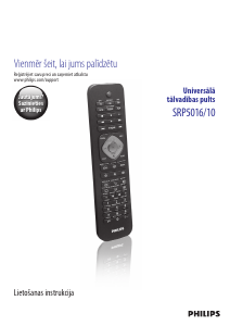 Rokasgrāmata Philips SRP5016 Tālvadības pults