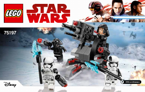 Bruksanvisning Lego set 75197 Star Wars First Order Specialists battle pack