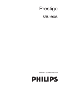 Návod Philips SRU6008 Diaľkový ovládač