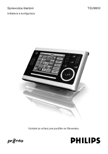 Návod Philips TSU9600 Diaľkový ovládač