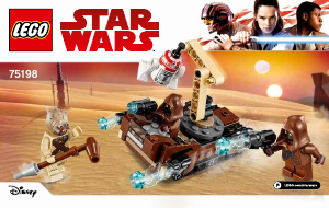 Manual Lego set 75198 Star Wars Pack de batalha de Tatooine