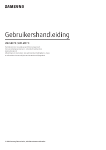 Handleiding Samsung HW-S701D Home cinema set