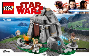 Manual de uso Lego set 75200 Star Wars Entrenamiento en Ahch-To Island