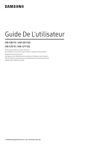 Mode d’emploi Samsung HW-S800D Système home cinéma