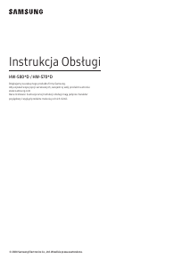 Instrukcja Samsung HW-S800D Zestaw kina domowego