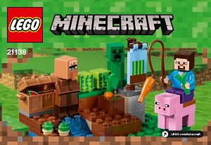 Käyttöohje Lego set 21138 Minecraft Melonifarmi