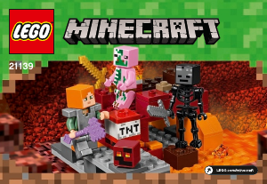 Руководство ЛЕГО set 21139 Minecraft Бой в Подземелье