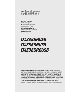Handleiding Clarion DXZ389RUSB Autoradio