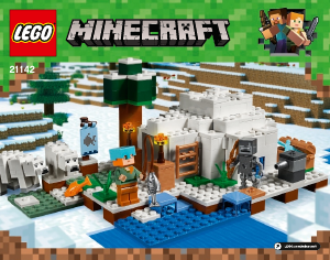 Instrukcja Lego set 21142 Minecraft Igloo niedźwiedzia polarnego