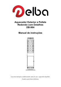 Manual Delba DB-964 Aquecedor de pátio