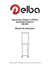 Manual Delba DB-965 Aquecedor de pátio