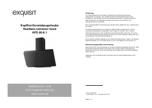 Bedienungsanleitung Exquisit KFD 80-8.1 Dunstabzugshaube