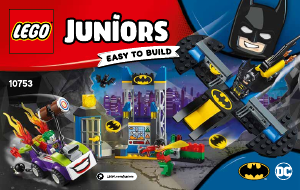 Bruksanvisning Lego set 10753 Juniors Jokern - Attack mot Batgrottan