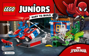 Manual de uso Lego set 10754 Juniors Spider-Man vs. Escorpión - Batalla callejera