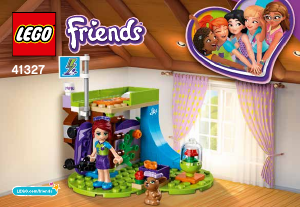 Руководство ЛЕГО set 41327 Friends Спальня Миа