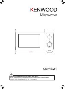 Bruksanvisning Kenwood KSMS Mikrovågsugn