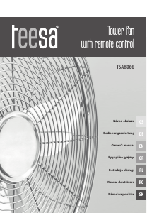 Manual Teesa TSA8066 Ventilator