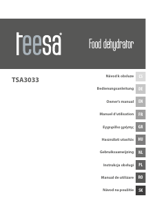Bedienungsanleitung Teesa TSA3033 Lebensmitteltrockner