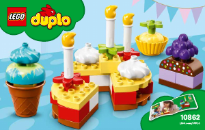 Manual Lego set 10862 Duplo My first celebration