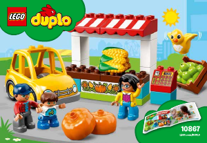 Manual Lego set 10867 Duplo Piata fermierilor