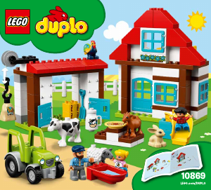 Bruksanvisning Lego set 10869 Duplo Bondgårdsäventyr