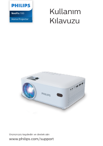 Kullanım kılavuzu Philips NPX100 NeoPix 100 Projektör