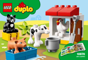 Vadovas Lego set 10870 Duplo Ūkio gyvūnėliai