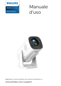 Manuale Philips NPX250 NeoPix Proiettore